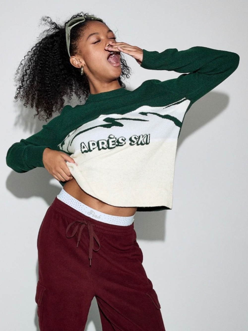 Collegiate Knit Crewneck Sweater - PINK Victoria Secret - Après Ski